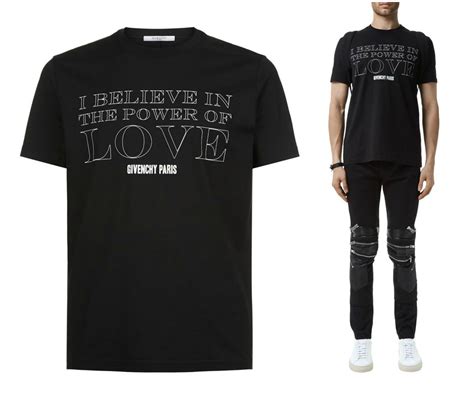 i believe in the power of love givenchy t shirt